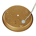 Steinhauer Luminaria colgante RINGLUX IP20, dorado regulable