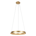 Steinhauer Luminaria colgante RINGLUX IP20, dorado regulable