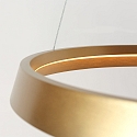 Steinhauer Luminaria colgante RINGLUX IP20, dorado regulable