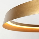 Steinhauer Luminaria colgante RINGLUX IP20, dorado regulable