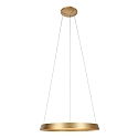 Steinhauer Luminaria colgante RINGLUX IP20, dorado regulable
