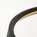 Steinhauer Luminaria colgante RINGLUX IP20, negro regulable