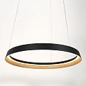 Steinhauer Luminaria colgante RINGLUX IP20, negro regulable