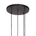 Steinhauer pendant luminaire BOLLIQUE 5 flames GU10 + E27 IP20, brass dimmable