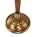 Luminaria de mesa ANCILLA de 1 llama E27 IP20, verde, color bronce regulable