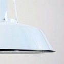 Mexlite Mexlite Pendant luminaire EDEN, 1 flame, 42cm, white