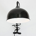 Steinhauer Luminaria de pared YORKSHIRE de 1 llama, con interruptor, con enchufe, ajustable E27 IP20, negro mate 