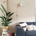 anne light & home AN Wall luminaire WOODY, 1 flame, beech