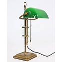 table lamp ANCILLA long, adjustable, with pull switch chain E27 IP20, brushed bronze 