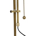 table lamp ANCILLA long, adjustable, with pull switch chain E27 IP20, brushed bronze 