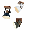 Mexlite Mexlite Spot GEARWOOD, 1 flame, grey