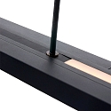 Steinhauer Luminaria colgante ZELENA / 80-140CM Arriba-Abajo, CCT Switch, ajustable, con regulador t�ctil IP20, negro mate regulable