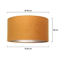 Steinhauer shade KAPPEN - Ø 40CM flat, cylindrical, gold matt, sand coloured