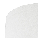 Steinhauer shade KAPPEN - Ø 40CM flat, cylindrical, white