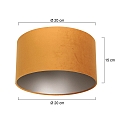 Steinhauer shade KAPPEN - Ø 20CM high, cylindrical, gold matt, sand coloured