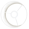 Steinhauer Pantalla KAPPEN - Ø 20CM alto, cilíndrico, blanco