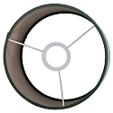 Steinhauer shade KAPPEN - Ø 20CM high, cylindrical, dark green