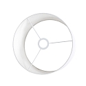 Steinhauer shade KAPPEN - Ø 30CM cylindrical, white