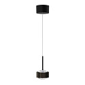 Luminaria colgante PUK! PRO 120 MOTION de 1 llama IP20, negro mate regulable