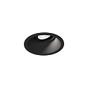 Luminaria empotrable para techos DEEP ADJUST PETIT 1.0 con ballestas, giro card�nico IP20, mate, negro intenso regulable