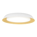LED Wall /Ceiling luminaire TOWNA 2.0, IP44, � 46.1cm, 3000K, dimmable, white gold