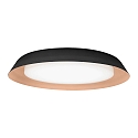 LED Wall /Ceiling luminaire TOWNA 2.0, IP44, � 46.1cm, 2700K, dimmable, black copper