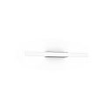 Luminaria de pared LARRA OPAL 1.0 S14d IP20, aluminio cepillado regulable