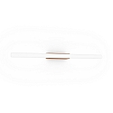 Luminaria de pared LARRA OPAL 2.0 S14d IP20, cobre regulable