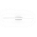 Luminaria de pared LARRA OPAL 2.0 S14d IP20, blanco mate regulable