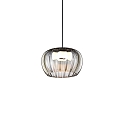 Luminaria colgante WETRO 2.0 de 1 llama Dim-To-Warm IP20, color humo regulable