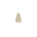 Luminaria colgante COZY CONE 1.0 IP20, gris seda