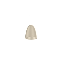 Luminaria colgante COZY CONE 2.0 IP20, gris seda