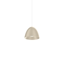 Luminaria colgante COZY CONE 3.0 IP20, gris seda