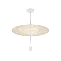Luminaria colgante SHEDDA FRACTAL 1.0 IP20, gris seda regulable