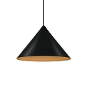 Luminaria colgante DINOR 2.0 Dim-To-Warm IP20, dorado, negro regulable
