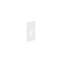 Luminaria de pared empotrable STRIPE WALL REC 0.4 IP20, blanco mate 