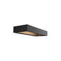 Luminaria de pared BENTO 3.6 - UP&DOWN - 36CM Arriba-Abajo, angular IP20, mate, negro intenso regulable