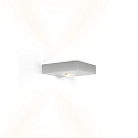 Luminaria de pared LEENS 2.0 - UP&DOWN de 2 llamas, con la �ptica del lente IP20, aluminio cepillado regulable