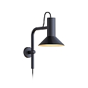 Luminaria de pared ROOMOR WALL 3.1 - PAR16 / SHADE 1.0 corto, con brazo articulado, con caja de conexiones, sin funci�n de conmu