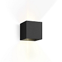 Luminaria de pared BOX 2.0 Arriba-Abajo IP20, negro regulable
