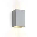 Luminaria de pared BOX WALL SURF 4.0 IP20, aluminio cepillado regulable