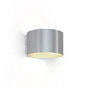 Luminaria de pared RAY WALL SURF 2.0 IP20, aluminio cepillado regulable