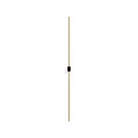 Luminaria de pared FINLIN WALL SURF 2.0 IP20, champ�n, negro mate regulable