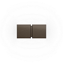 wall luminaire CG SQUARE 2P SMALL G9 IP20, bronze