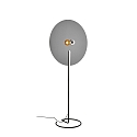 Luminaria de mesa MIRRO TABLE 3.0 grande, con atenuador de cable E27 IP20, cromo, negro regulable