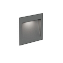 Luminaria empotrable para exteriores ORIS OUTDOOR WALL REC 1.3 abajo, corriente constante, indirecta IP65, gris 