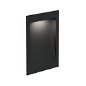 Luminaria empotrable para exteriores ORIS OUTDOOR WALL REC 2.0 abajo, corriente constante, indirecta IP65, negro mate 