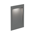 Luminaria empotrable para exteriores ORIS OUTDOOR WALL REC 2.0 abajo, corriente constante, indirecta IP65, gris 