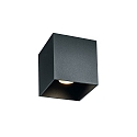 Luminaria de techo para exteriores BOX OUTDOOR CEILING SURF 1.0 IP65, antracita regulable