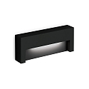 Luminaria de pared para exteriores RETO OUTDOOR WALL SURF 2.0 IP65, negro mate regulable